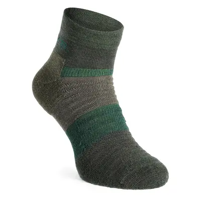 Inov-8 Merino Mid Merino gyapjú zokni - dark green/melange