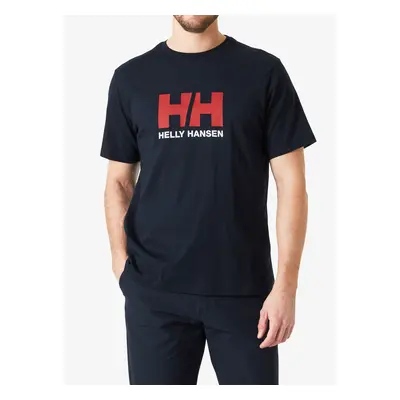 Helly Hansen HH Logo T-Shirt 2.0 Pamutpóló - navy