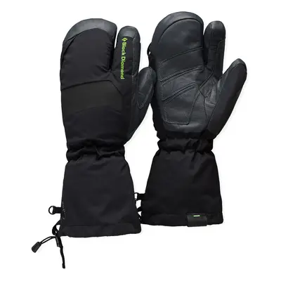 Black Diamond Alpine 3-Finger Mitts Egyujjas kesztyű - black/carbon