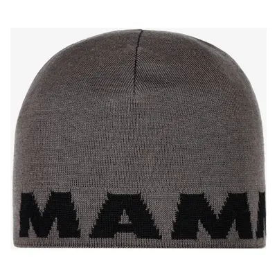 Mammut Logo Beanie Téli sapka - steel/black