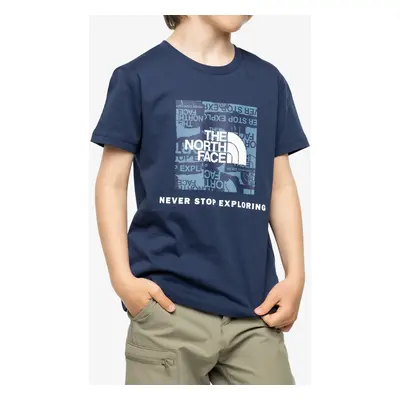 The North Face S/S Redbox Tee Póló Fiúknak - summit navy