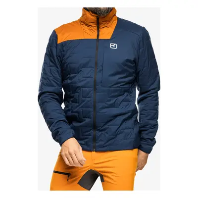 Ortovox Swisswool Piz Segnas Jacket Dzseki túrasíeléshez - deep ocean