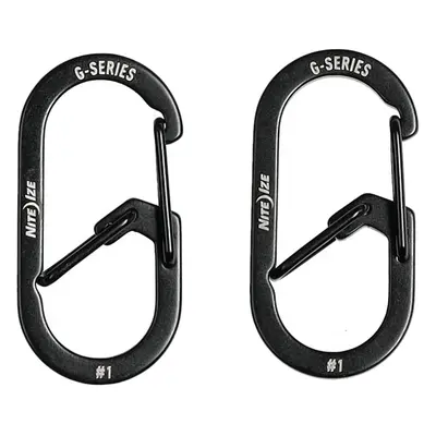 Nite Ize G-Series Dual Chamber Carabiner Karabinerek - black