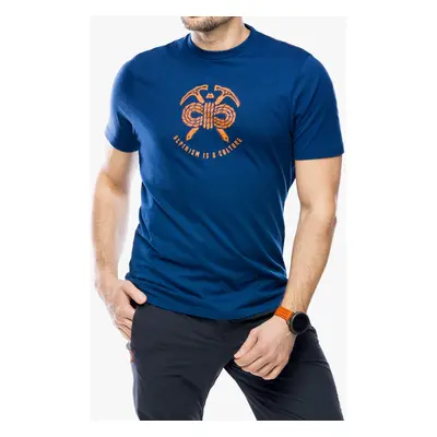 Mountain Equipment Alpinism Tee Pamutpóló - admiral blue