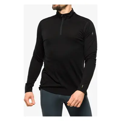 Smartwool Classic Merino Base Layer 1/4 Zip Boxed Termoaktív Felső - black