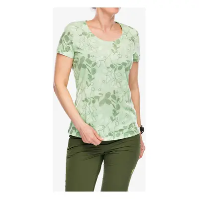 Vaude Skomer AOP T-Shirt Gyorsan száradó női póló - willow green