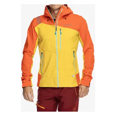 La Sportiva Alpine Guide Windstopper Jacket Softshell kabát - bamboo/cherry tomato