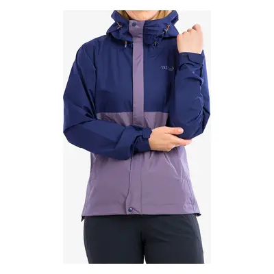 Rab Downpour Eco Jacket Női Esőkabát - patriot blue/purple sage