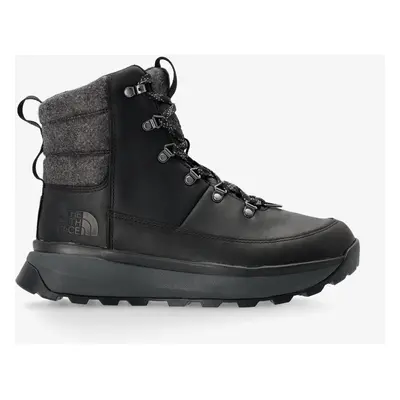 The North Face Bergen Leather WP Téli cipő - tnf black/tnf black