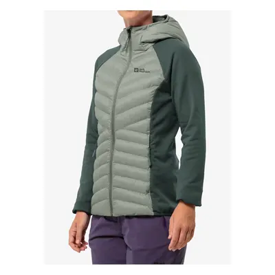 Jack Wolfskin Routeburn Pro Hybrid Női átmeneti kabát - mint leaf