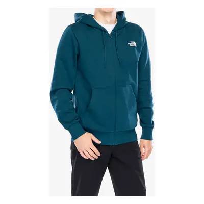 The North Face Simple Dome Full Zip Hoodie Cipzáras felső - midnight petrol