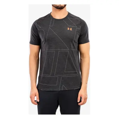 Under Armour Breeze 2.0 Trail Tee Férfi Futópóló - jet gray/stone/beta