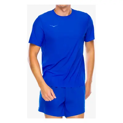 Hoka Performance Run Short Sleeve Futópóló - ultramarine