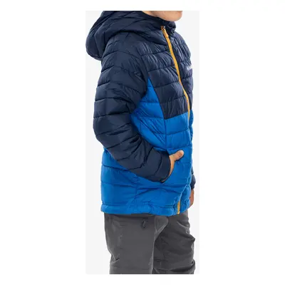 Columbia Powder Lite Boys Hooded Jacket Fiú kabát - bright indigo/navy/raw honey