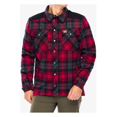 Szigetelt ing Helikon-Tex Winter Warden Shirt - slate crimson plaid