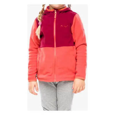 Vaude Pulex Hooded Jacket II Gyermek Pulóver - hot chili