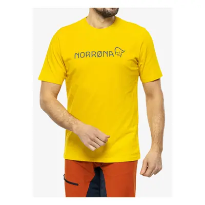 Norrona Cotton Norrøna Viking T-Shirt Férfi Póló - sulphur