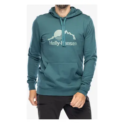 Helly Hansen Nord Graphic Pullover Hoodie Kapucnis felső - dark creek