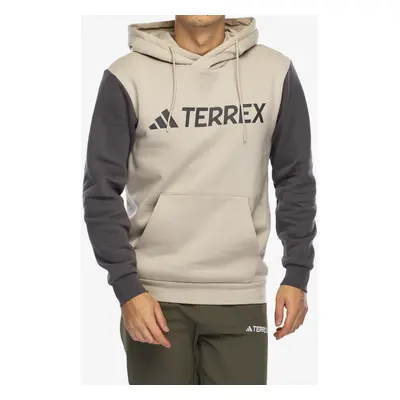 adidas TERREX Multi Large Logo Hoody Kapucnis felső - wonder beige/charcoal