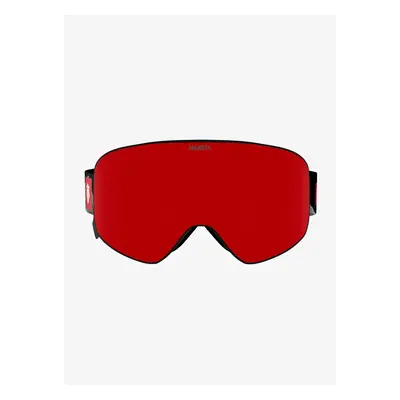 Majesty The Force Arc Snow Goggles Síszemüveg - black/rose revo/red garnet