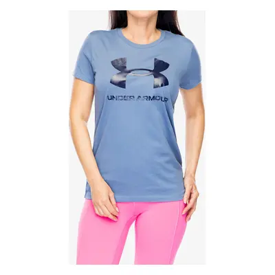 Under Armour Live Sportstyle Graphic SSC Női Póló - mineral blue/midnight navy