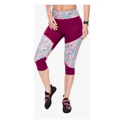 Ocun Rhea 3/4 Leggings Mászónadrág - wine rhododendron