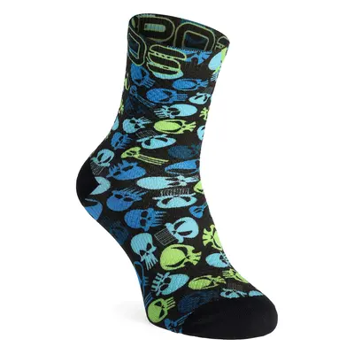 Karpos Green Fire Socks Férfi Zokni - black/atoll/green fluo