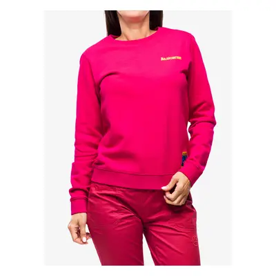 La Sportiva Climbing on the Moon Sweatshirt Női pulóver - fucsia/giallo