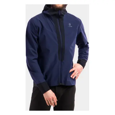 BlackYak Dangi Hoody Softshell Kabát - blue print