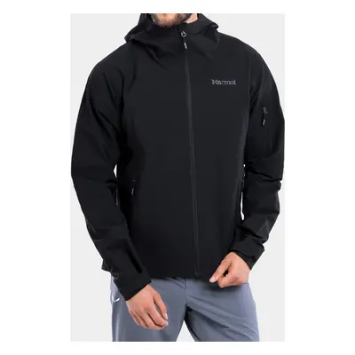 Marmot Alsek Hoody Softshell Kabát - black