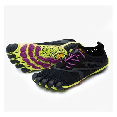 Vibram Fivefingers V-Run SS2021 Női Futócipők - black/yellow/purple