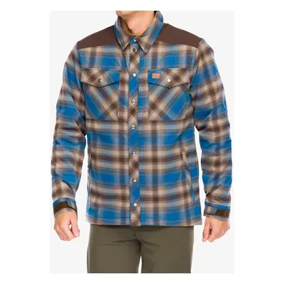 Szigetelt ing Helikon-Tex Winter Warden Shirt - forest blue plaid