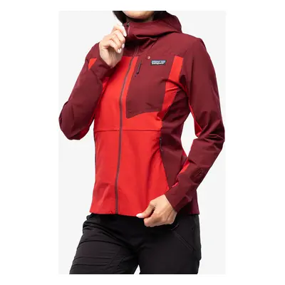 Patagonia R1 CrossStrata Hoody Női kabát - touring red