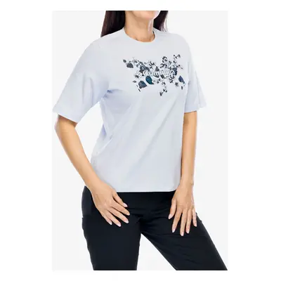 Columbia North Cascades Relaxed Tee Női pamutpóló - snowdrift/floral emblem