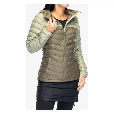 Columbia Westridge Hooded Down Jacket Női pehelykabát - safari/stone green