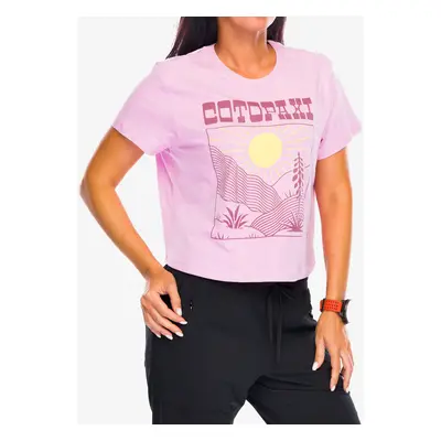 Cotopaxi Western Hills Crop T-Shirt Női póló - orchid bloom