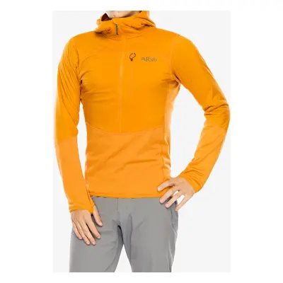 Rab Ascendor Summit Hoody Cipzáras Felső - marmalade