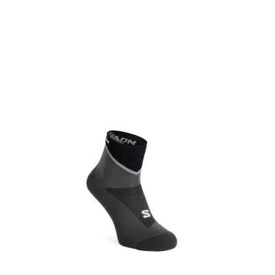 Salomon Pulse Ankle Futózokni - black/monument/magnet