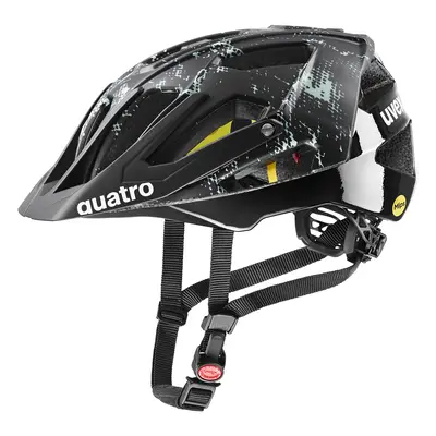 Uvex Quatro CC MIPS Mtb sisak - black/jade matt