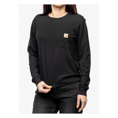 Cartartt Lightweight L/S Pocket T-Shirt Hosszú ujjú női póló - black