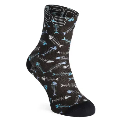 Karpos Green Fire Socks Női Zokni - black/ombre blue/aquamarine