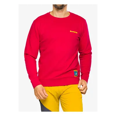 La Sportiva Climbing on the Moon Sweatshirt Férfi pulóver - fucsia/giallo