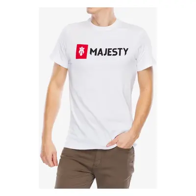 Majesty Logo T-shirt Pamutpóló - white