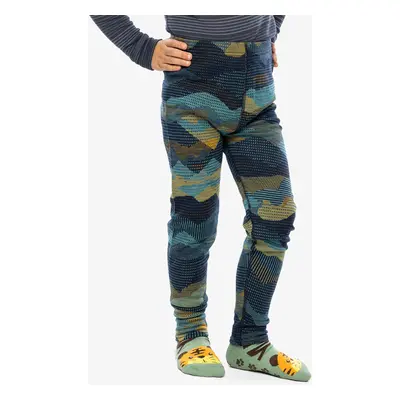 Smartwool Classic Thermal Merino Base Layer Bottom Boxed Gyermek leggings - blueberry mtn