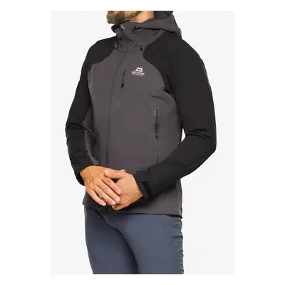 Mountain Equipment Frontier Hooded Jacket Softshell kabát - anvil grey/black