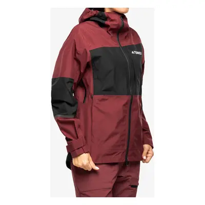 adidas TERREX Xploric GORE-TEX Rain Jacket Női esőkabát - shadow red/black