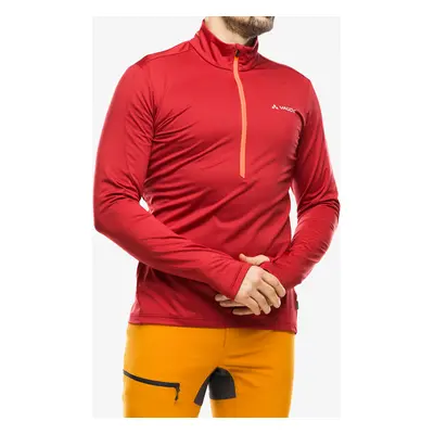 Vaude Livigno Halfzip II Polárfelső - dark indian red