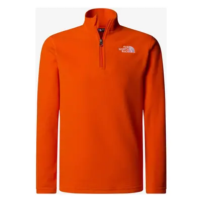 The North Face Glacier 1/4 Zip Pullover​ Gyermek pulóver - tnf orange