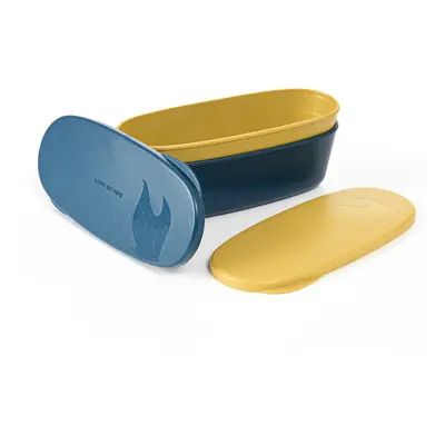 Light My Fire SnapBox Oval O BIO 2-pack Tárolóedény készlet - yellow/blue