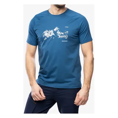 Mammut Mountain m T-Shirt Nyomtatott póló - deep ice